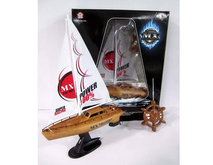 仿木四通遥控帆船不包电 MX-0005-2